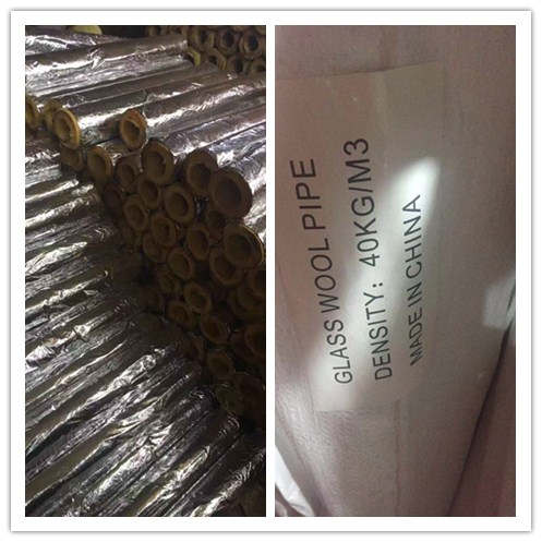 Building pipe insulation glass wool roll